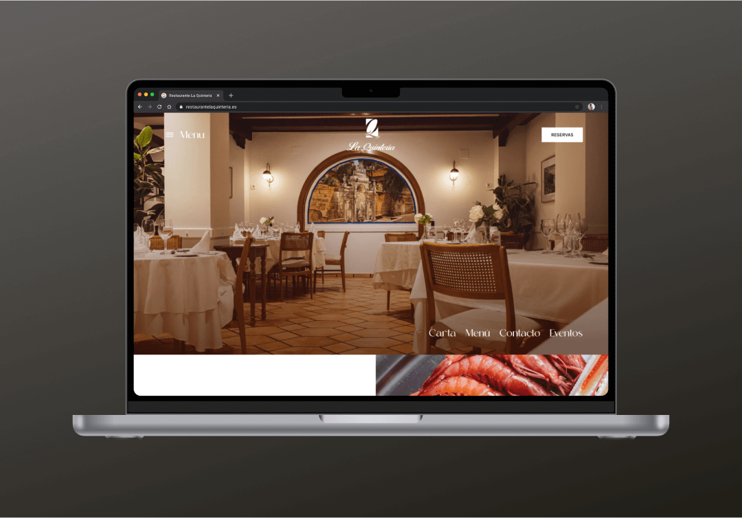 Restaurante La Quinería Mackbook preview