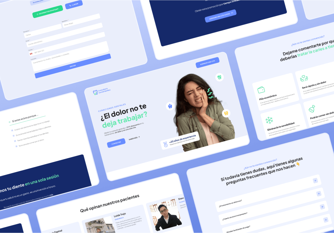 Dental Benites Mockup previews